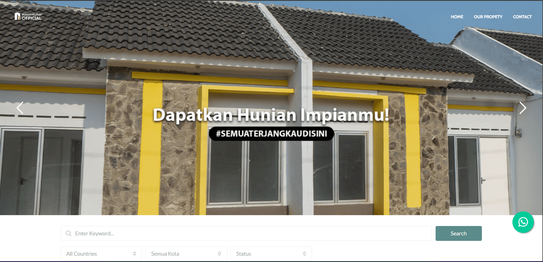 Rumah Murah Landing Page